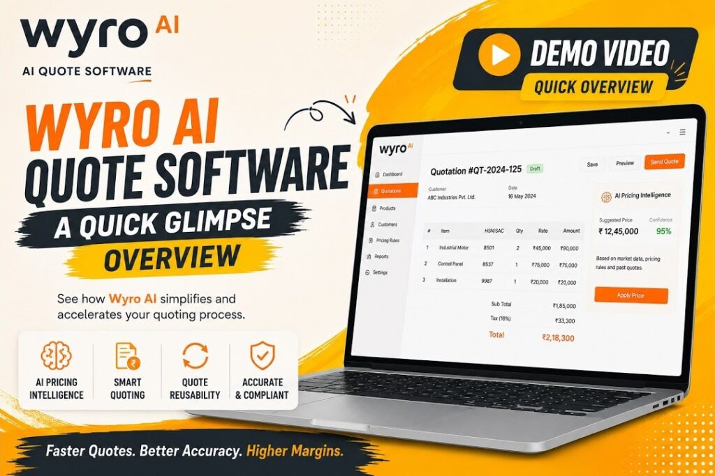 Wyro AI Demo: Generate Quotations Instantly with AI